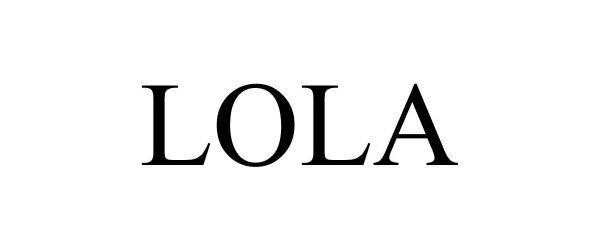 Trademark Logo LOLA