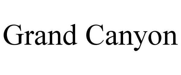 Trademark Logo GRAND CANYON