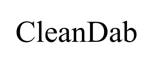 Trademark Logo CLEANDAB