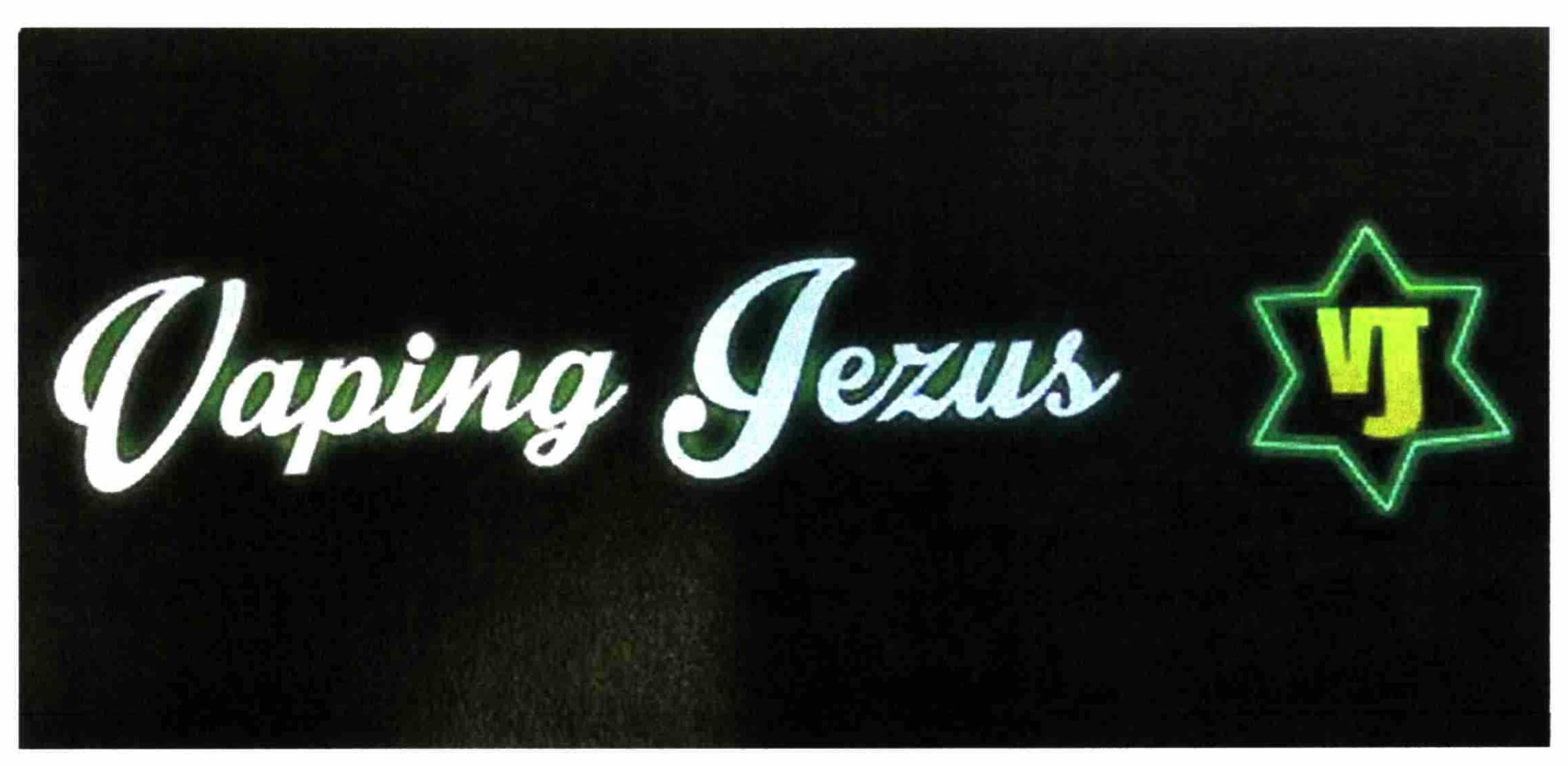 Trademark Logo VAPING JEZUS AND VJ