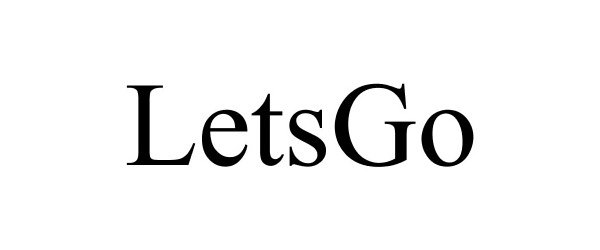 Trademark Logo LETSGO