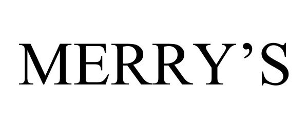 Trademark Logo MERRY'S