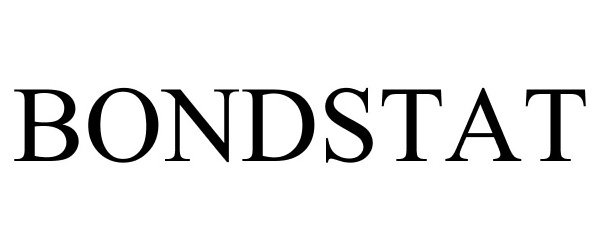 Trademark Logo BONDSTAT