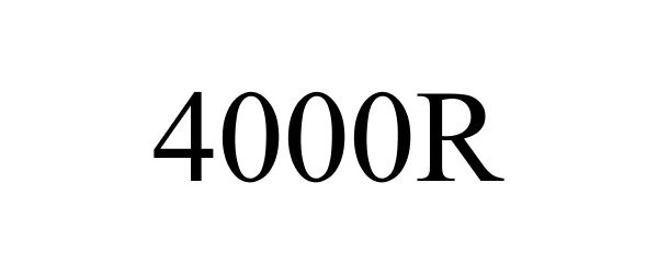 Trademark Logo 4000R