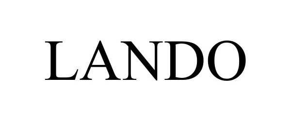 Trademark Logo LANDO