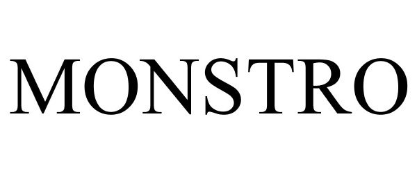 Trademark Logo MONSTRO