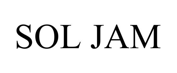 Trademark Logo SOL JAM