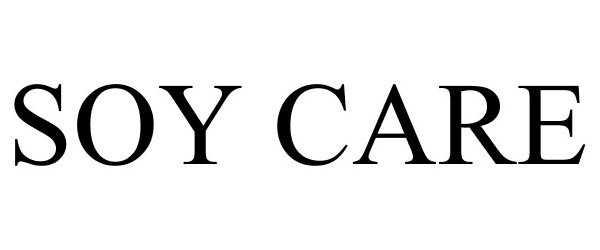 Trademark Logo SOY CARE