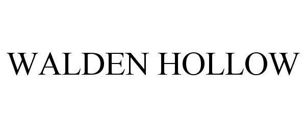Trademark Logo WALDEN HOLLOW