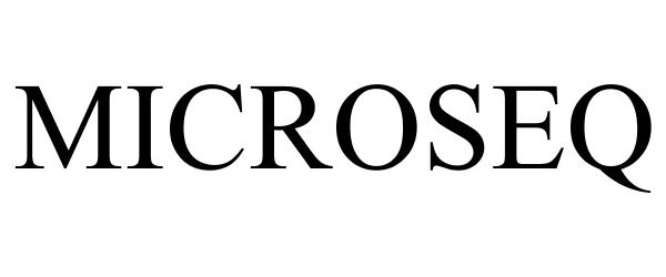 Trademark Logo MICROSEQ