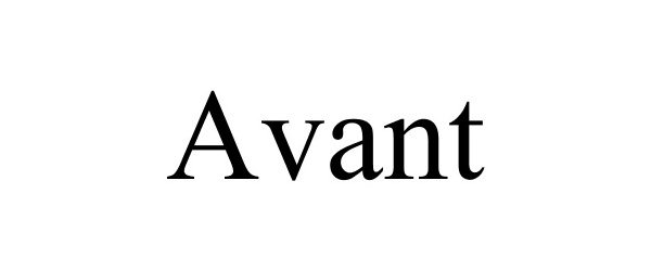 Trademark Logo AVANT