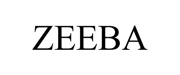 Trademark Logo ZEEBA