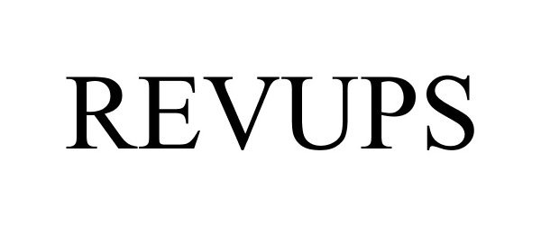 Trademark Logo REVUPS