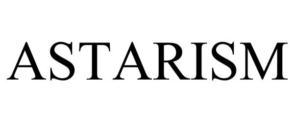 Trademark Logo ASTARISM