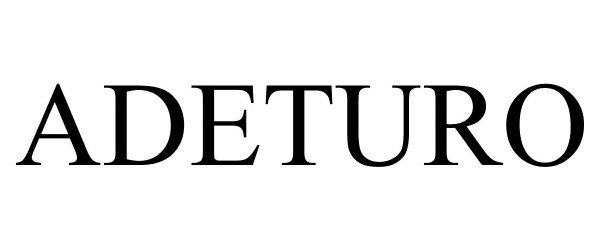 Trademark Logo ADETURO