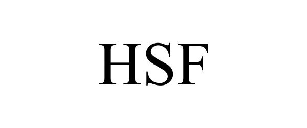 Trademark Logo HSF