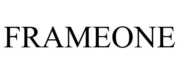 Trademark Logo FRAMEONE