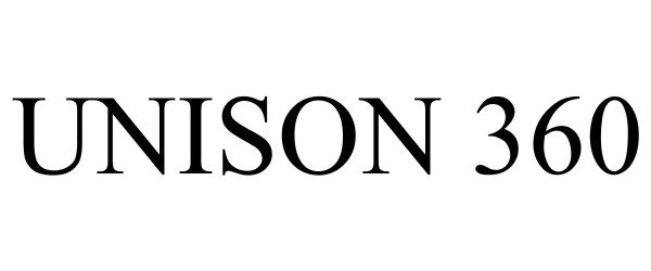 Trademark Logo UNISON 360
