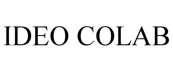 Trademark Logo IDEO COLAB