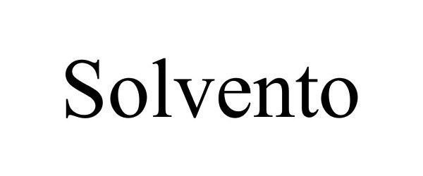 Trademark Logo SOLVENTO