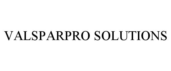  VALSPARPRO SOLUTIONS