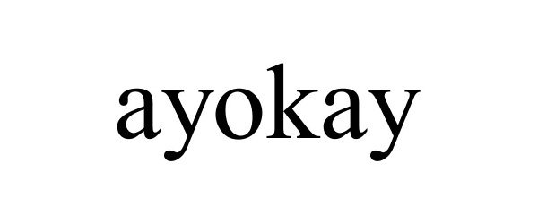 Trademark Logo AYOKAY