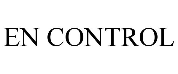 Trademark Logo EN CONTROL