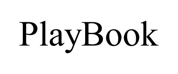 Trademark Logo PLAYBOOK