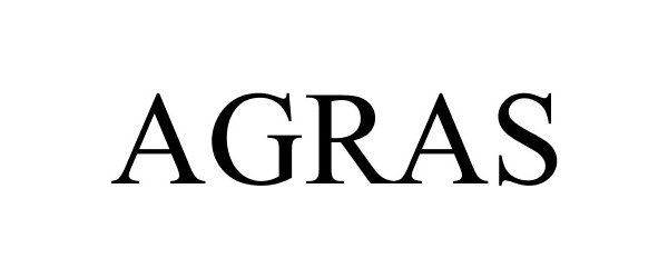 Trademark Logo AGRAS
