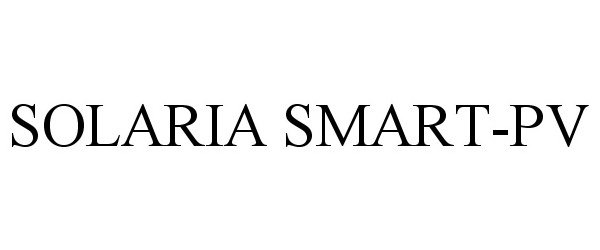 Trademark Logo SOLARIA SMART-PV