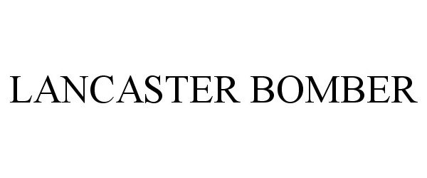 Trademark Logo LANCASTER BOMBER