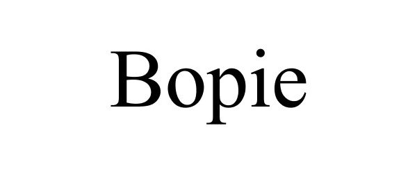 Trademark Logo BOPIE