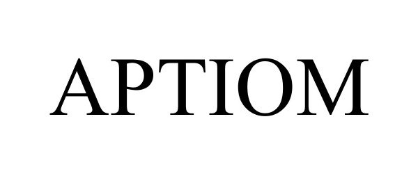 Trademark Logo APTIOM