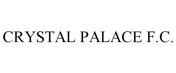 Trademark Logo CRYSTAL PALACE F.C.