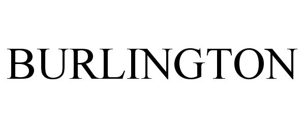 Trademark Logo BURLINGTON