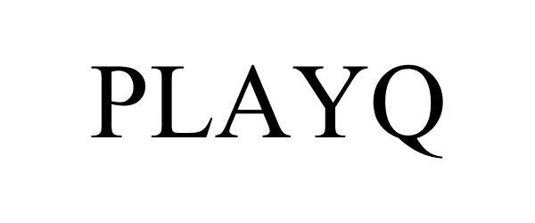 Trademark Logo PLAYQ