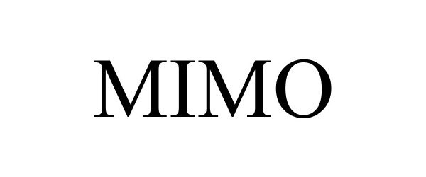 Trademark Logo MIMO