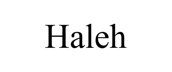 Trademark Logo HALEH