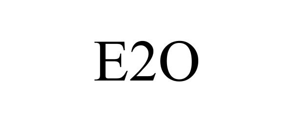 Trademark Logo E2O