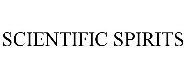 Trademark Logo SCIENTIFIC SPIRITS