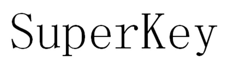 Trademark Logo SUPERKEY