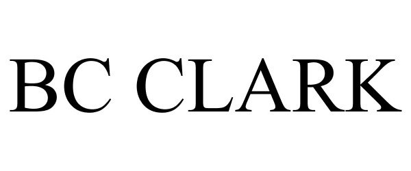 Trademark Logo BC CLARK