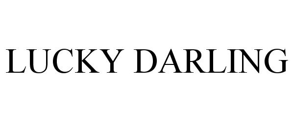 Trademark Logo LUCKY DARLING
