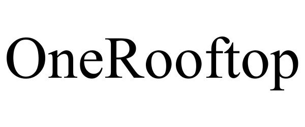 Trademark Logo ONEROOFTOP