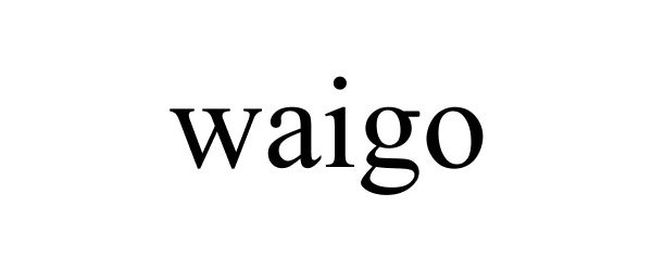 Trademark Logo WAIGO