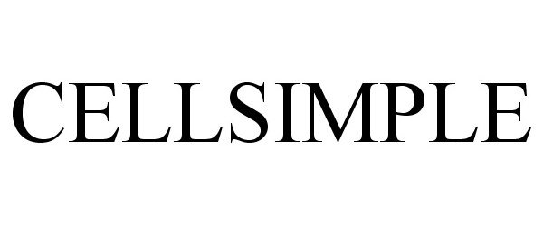 Trademark Logo CELLSIMPLE