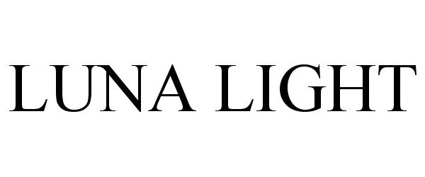 Trademark Logo LUNA LIGHT