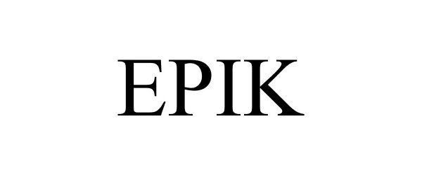 Trademark Logo EPIK