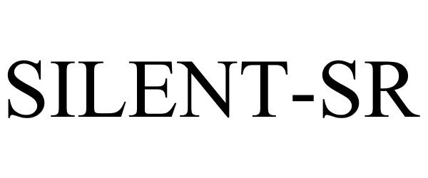 Trademark Logo SILENT-SR