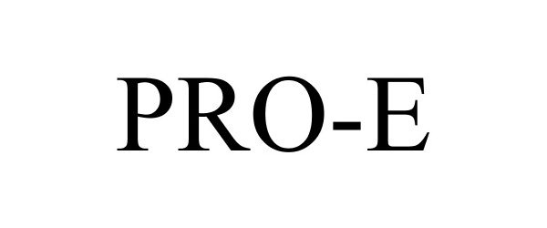 Trademark Logo PRO-E